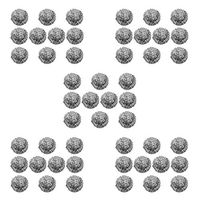 VideoPUP 50PCS 16MM Stainless Steel Tobacco Pipe Screen Ball,Combustion Durable Mesh Ball Filter Tobacco Pipes Accessories