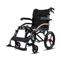 Xiao Jian Lightweight Folding Wheelchair - Elderly Portable Disabled Elderly Hand Push Wheelchair/Optional Wheelchair (Color : B)