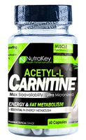 NutraKey L-Carnitine 500mg, 60 Count