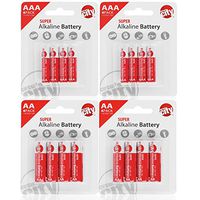 Essential Circuit City 8 AA & 8 AAA High Performance Alkaline Batteries (16 Total)