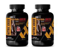 pre Workout Dietary Supplement - Nitric Oxide 3600 MG - Maximum Strength & Recovery - Nitric Oxide Erection - 2 Bottles 180 Caplets