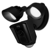 Silicone Skin Case Cover for Ring Floodlight Camera - Sun Glare, UV & Weather Protection Skins Cover - Black