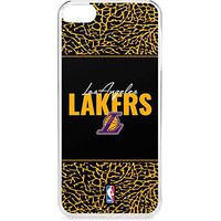 Skinit LeNu MP3 Player Case for iPod Touch 6th Gen - Officially Licensed NBA Los Angeles Lakers Elephant Print Design