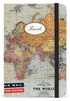 Cavallini & Co. Notebook World map sm nbWrd/sm