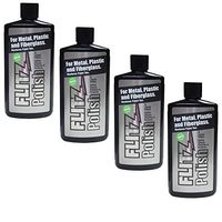 Flitz LQ 04535 Green Metal, Plastic and Fiberglass Polish Liquid, 3.4 oz. - 4 Bottles