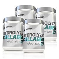 4 Pack Hydrolyzed Collagen Powder 1Pound Pasture Raised Cattle Non-GMO Grass-Fed Gluten-Free Certified Unflavored and Easy to Mix - Premium Beef Collagen Powder 16 onces