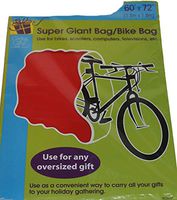 60" x 72" Super Giant Red Bag/Bike Bag, Great for Big Oversize Gifts and Toys!!