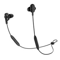 Bluetooth Headphones, Mijiaer Dual Drivers Wireless in-Ear Earbuds 8 Hours Playback Earphones, Built-in Microphone, Sport Waterproof Headphones Compatible with iOS, Android (Black)