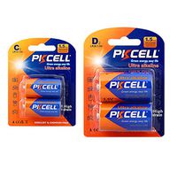 2 Pack C Cell 1.5V LR14 +2 Pack D Cell LR20 Alkaline Batteries