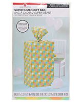 American Greetings Plastic Gift Bag, Multi-Colored