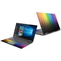 Mightyskins Skin Compatible with Lenovo Yoga 730 15" (2018) - Rainbow Streaks | Protective, Durable, and Unique Vinyl Decal Wrap Cover | Easy to Apply, Remove, and Change Styles | Made in The USA
