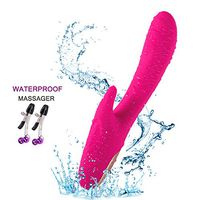 Portable Wireless Massage Equipment, 30 Frequency, Easy to Use, Relieves Self Body Pain and Changes Sleep（Red）