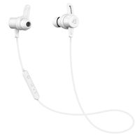 Dudios Bluetooth Earbuds Magnetic Wireless Headset V4.1, IPX7 Sweatproof Sports Bluetooth Headphones with Mic (aptx Stereo, 8hrs Playtime, CVC 6.0 Noise Cancelling) (White_Plus)