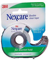 Nexcare Tape, Flexible Clear, 3/4 Inches X 252 Inches / 7 Yards (Pack of 6)