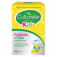 Culturelle Kids Regularity Probiotic & Fiber Dietary Supplement | Helps Restore Regularity & Keeps Kids' Digestive Systems Running Smoothly* | Works Naturally with Child'S Body* | 24 Single Packets