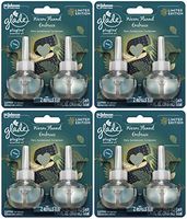 Glade Plugins Scented Oil Refills - Limited Edition - Warm Flannel Embrace - 2 Count Oils Per Package - Pack of 4 Packages