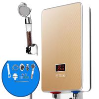 BTSSA Thermostatic Instant Water Heater,No Tank Heater for Bathroom Home Kitchen LCD Display Touch Button Operation