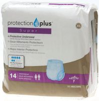 MEDLINE MSC33600 MSC33600Z Protection Plus Super Protective Adult Underwear (Pack of 14)
