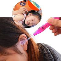 Countia Portable Safety Adult Children with Flashlight Earpick Earwax Removal