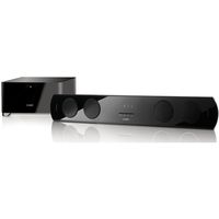 Coby CSMP95 Super-Slim Soundbar with Wireless Subwoofer, Black