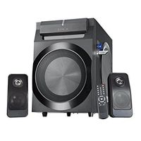 Sykik Power SPP0298BT, Bluetooth Powerful 210W RMS, with 8" Active Subwoofer, 2X 8 Passive, Remote Control, SD, USB and FM Radio