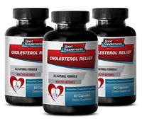 Cholesterol Pills - Cholesterol Relief - Immunity Booster - 3 Bottles 120 Capsules