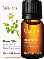 Gya Labs Rose Otto Essential Oil - Mood Soother for Peace of Mind & Flawless Skin (10ml) - 100% Pure Therapeutic Grade Aromatherapy Rose Oil Essential Oils for Diffuser & Topical Use