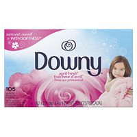 Downy Fabric Softener Dryer Sheets, April Fresh, 105 count