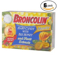 6pk - Broncolin Pastillas - Cough Drops - Hard Candy