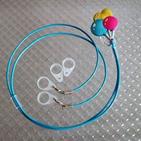 BTE Hearing Aids Protection & Security Clip Anti-Lost Cord Portable Hang Rope(Colorful) (Balloon)