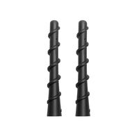 VOFONO 4 inch Spiral Short Antenna for 1989-2019 Harley Davidson Touring Electra Road Street Glide Trike Ultra Classic CVO