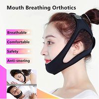 Kungfu Triangular Anti-Snoring Headband 2PCS Adjustable Chin with Stop Snoring Equipment Sleep Aid Nose Exhaust and Snoring Sleep Breathing Apparatus Men and Women