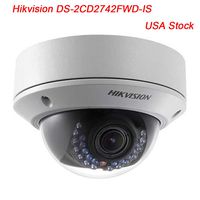 Hikvision 4MP WDR Vari-Focal Dome Network Camera DS-2CD2742FWD-IS IR Night Vision H264+ POE Outdoor Security Surveillance Camera