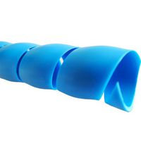 WINGOFFLY 6.5Ft 16mm Cable Management PP Hose Protector Sleeve Spiral Wire Wrap Tube Cable Organizer, Blue