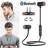 Ruimin Bluetooth Headphones, Wireless Magnetic Earbuds Sport earphones with Mic Waterproof and Noise Cancelling Headset