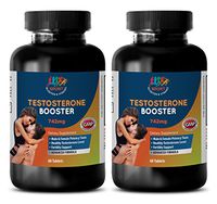 Mens Sexual Enhancer - Testosterone Booster 742MG - Tongkat ali Testosterone Booster - 2 Bottle (120 Tablets)