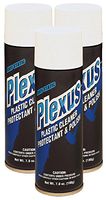 Plexus 20207-3PK Plastic Cleaner and Polish Aerosol, 7 fl. oz., 3 Pack