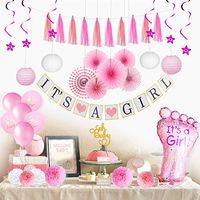 Baby Girl Baby Shower Decorations for Girl I Baby Shower for Girl Baby Shower Decorations I Baby Shower Girl Decorations I Its a Girl Baby Shower Decorations I Baby Girl Shower Decorations Banner Kit