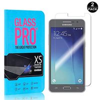 Bear Village Screen Protector for Galaxy Grand Prime, Bubble Free, 9H Scratch Resistant HD Tempered Glass Screen Protector Film for Samsung Galaxy Grand Prime, 2 Pack