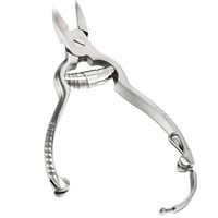 Nail Clippers 1Pcs Stainless Steel Thick Hard Toe Nail Clippers Plier Heavy Duty Pedicure Tools Gourd Shape Cuticle Scissor