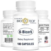 Bio-Tech Pharmacal Potassium Dietary Supplement (K-Bicarb, 100 Count)