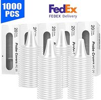 1000 Counts Ear Thermometer Probe Covers/Refill Caps/Lens Filters for All Braun ThermoScan Models and Other Types of Digital Thermometers Disposable Covers