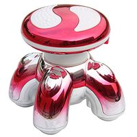 inshias USB Battery Electric Handled Body Massager Triangle Vibration Luminous Massage Taiji Pattern Portable Massager Battery Treatment Wave Vibration Body Massage