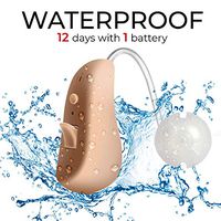 Horen X Elite Waterproof Personal Hearing Amplifier | Smart & Invisible + Accessories + 1 Year Warranty | 12 Days with One Battery | Designed by Audiologist in Germany