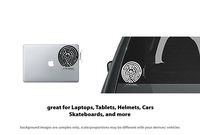 4x Westworld Maze style 2 Vinyl Decal Sticker Laptop, Tablet, Truck Window #60469 - White