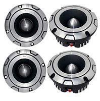 4) NEW Lanzar OPTIBT38 Optidrive 1600W Heavy Duty Aluminum Super Bullet Tweeters