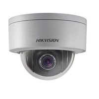Hikvision DS-2DE3304W-DE 3MP Network Mini PTZ Repositionable Dome Camera POE 4X Optical Zoom H.264 Video Compression Format Outdoor Security Surveillance Camera ONVIF English Version (Can Be Upgrade)