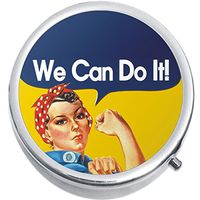 We Can Do It Medicine Vitamin Compact Pill Box