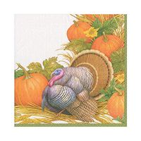 Caspari Thanksgiving Harvest Paper Luncheon Napkins, 20 Per Package