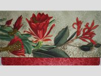 Red Flowers Note Cards w/ Envelopes - Set of 5